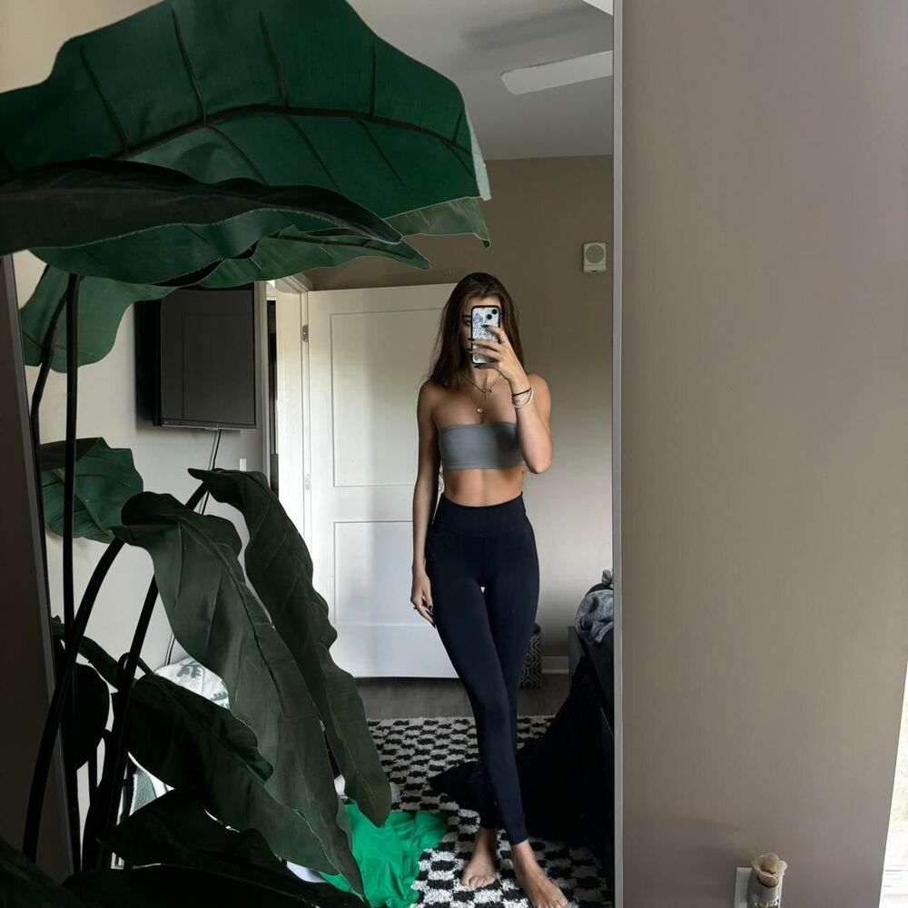 Nike Women's Black and White Leggings